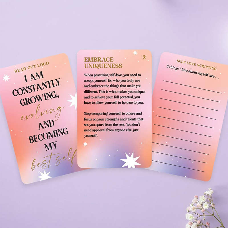 Self Love Affirmations Cards