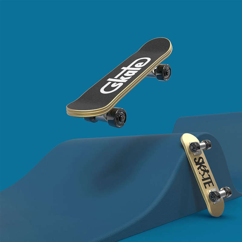 Skateboard Keyring