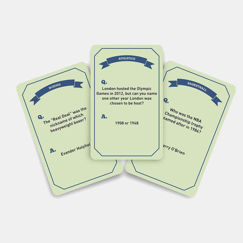 Sport Trivia Card Game