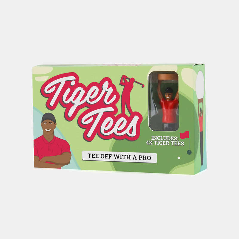 Fun Gift Pack Of 4 Tiger Golf Tees