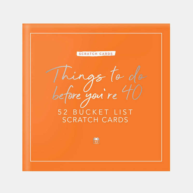 Things To Do Before You're 40 Scratch Cards