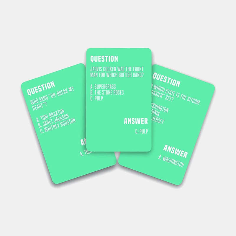 Totally 90's Trivia Card Game