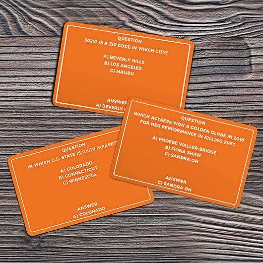 Ultimate TV Trivia Card Game
