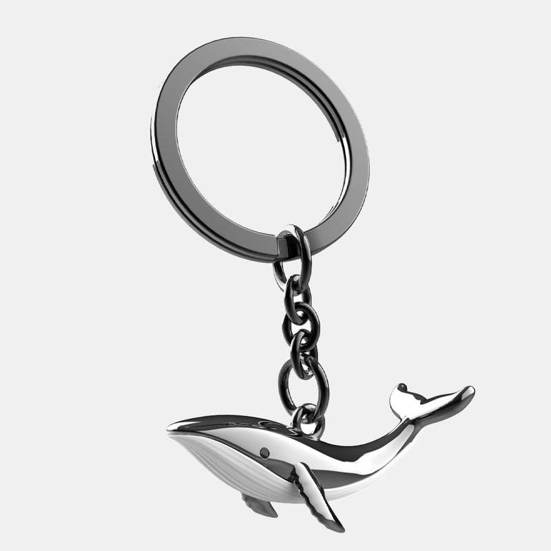 Whale Keyring