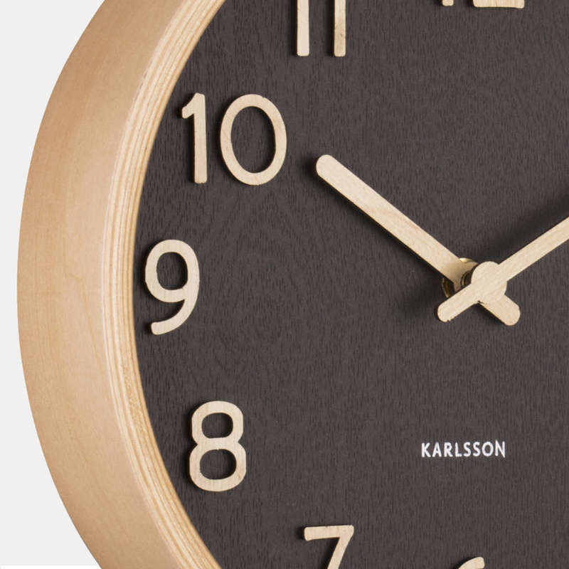 Pure Wood Grain Wall Clock