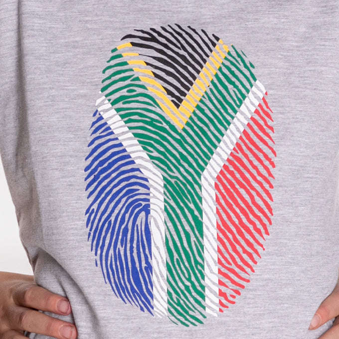 Kid's Junior South African Fingerprint T-Shirt
