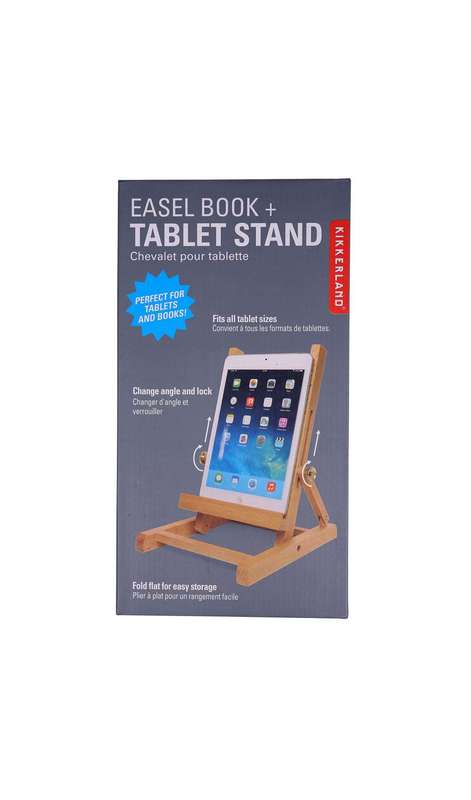 Stylish Wooden Easel Book and Tablet Stand