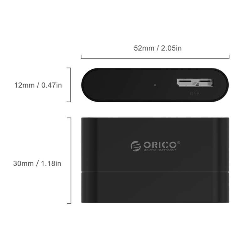 ORICO ADAPTER USB3.0 2.5 BK