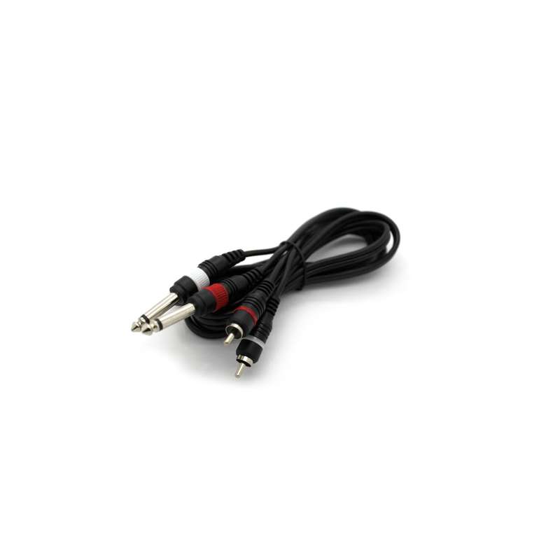 Cyberdyne CZK-790 Mono x2 to 2RCA Cable HQ