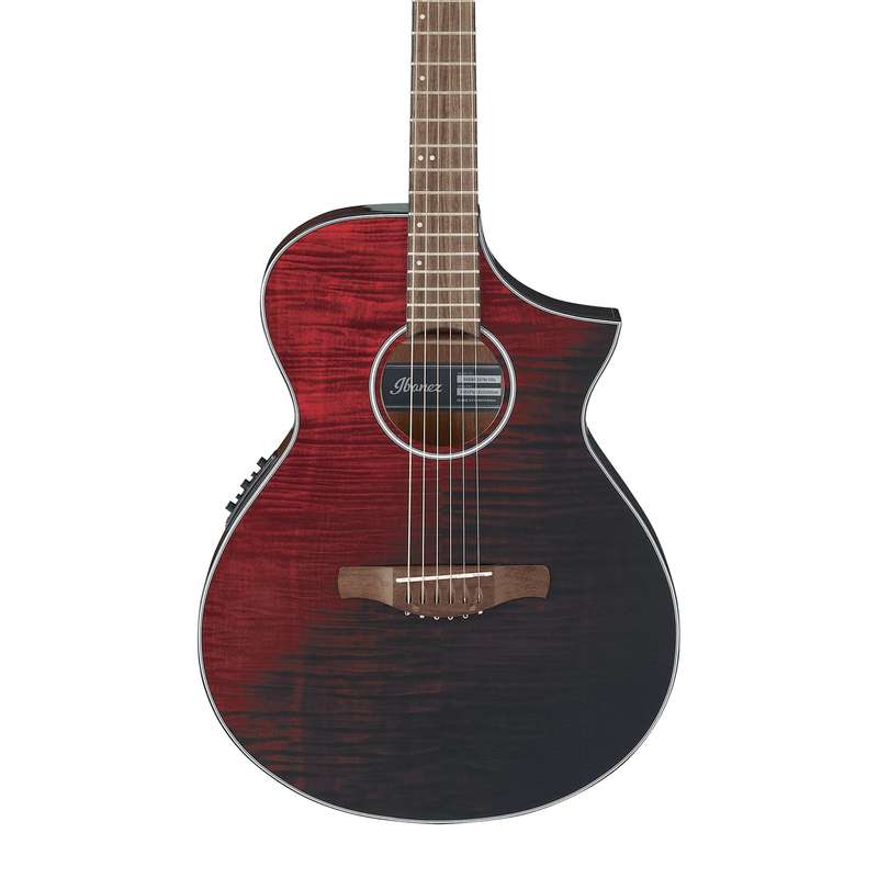 IBANEZ AEWC400-TKS Acoustic Electric Guitar Transparent Black Sunburst