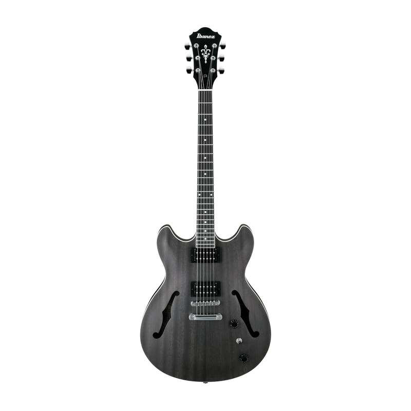 IBANEZ AS53-TKF Artcore Hollowbody Guitar in Transparent Black Flat (TKF)