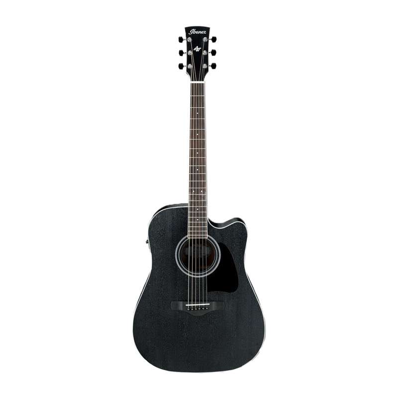 IBANEZ AW84CE-WK Acoustic Electric Guitar Weathered Black