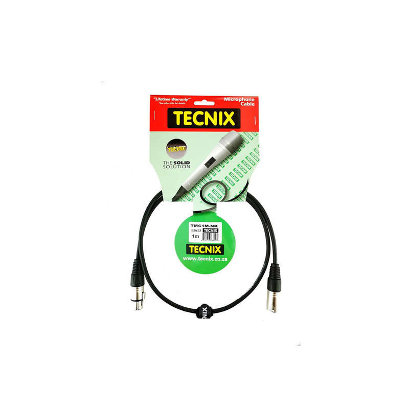 Tecnix 1m XLR M-F XLR Cable