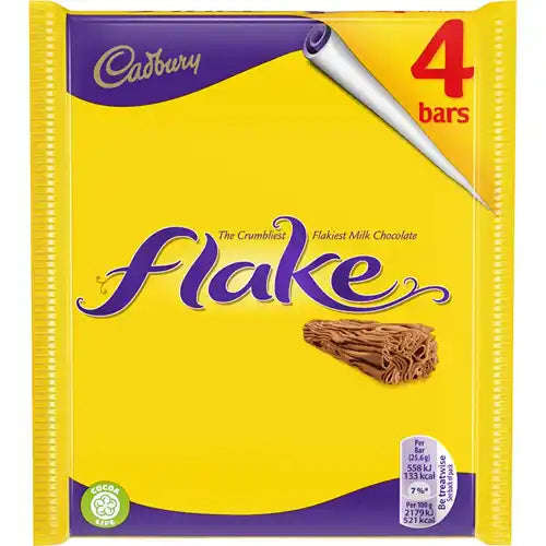 Cadbury Flake 4 Bars 80g