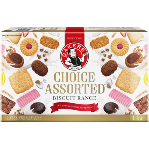 Choice Luxury Assorted Biscuit Range 1kg