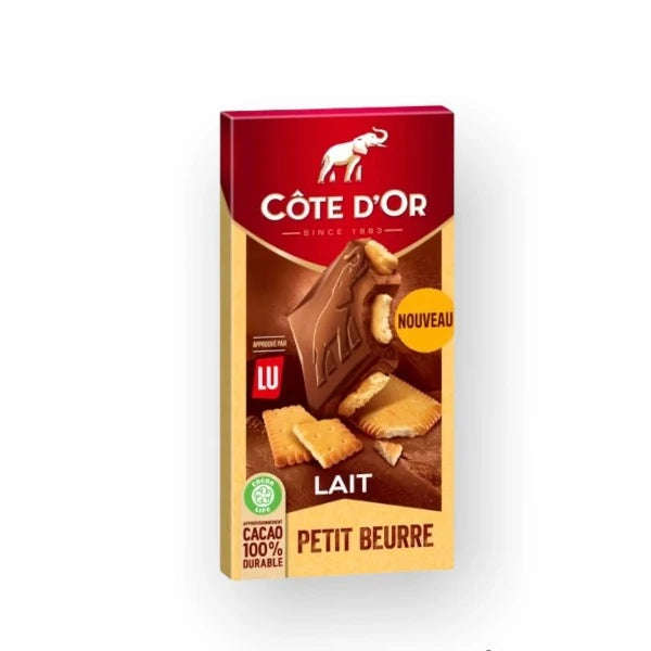 Cote Dor Milk Petit Beurre Slab 200g
