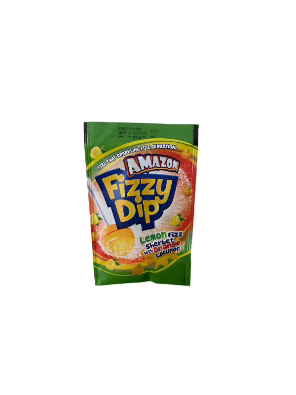 Amazon Fizzy Dip Sherbet with Lollipop (Pack of 4)
