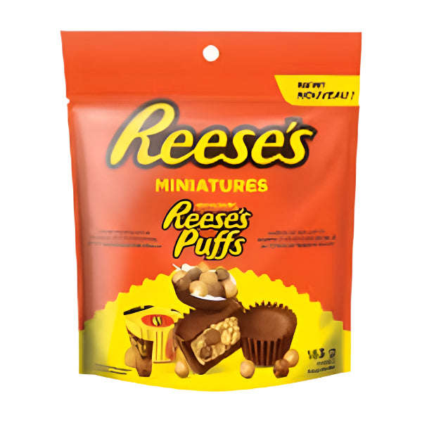 Reeses Peanut Butter Pouch Mini Cups With Reeses Puffs 272g