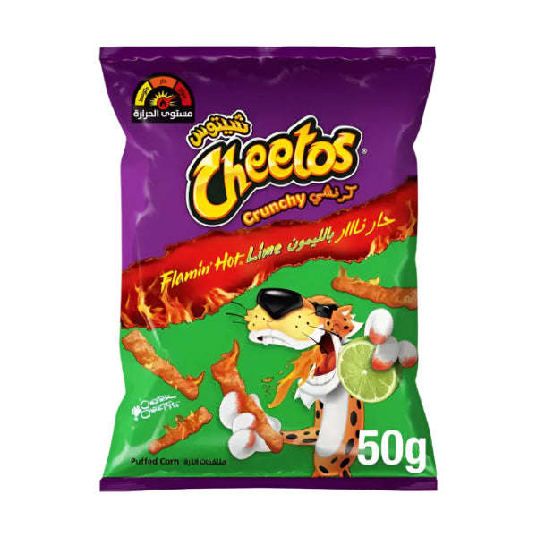 Cheetos Flamin Hot Lime 50g (Saudi Import)