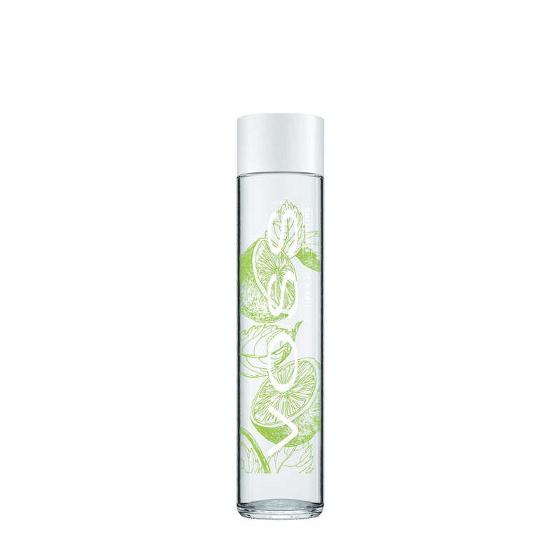 VOSS Sparkling 375ml Glass Lime Mint Box of 12