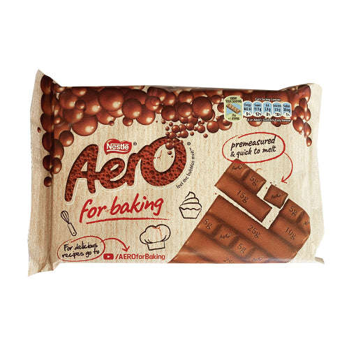 Nestle Aero Baking Chocolate Slab 175g