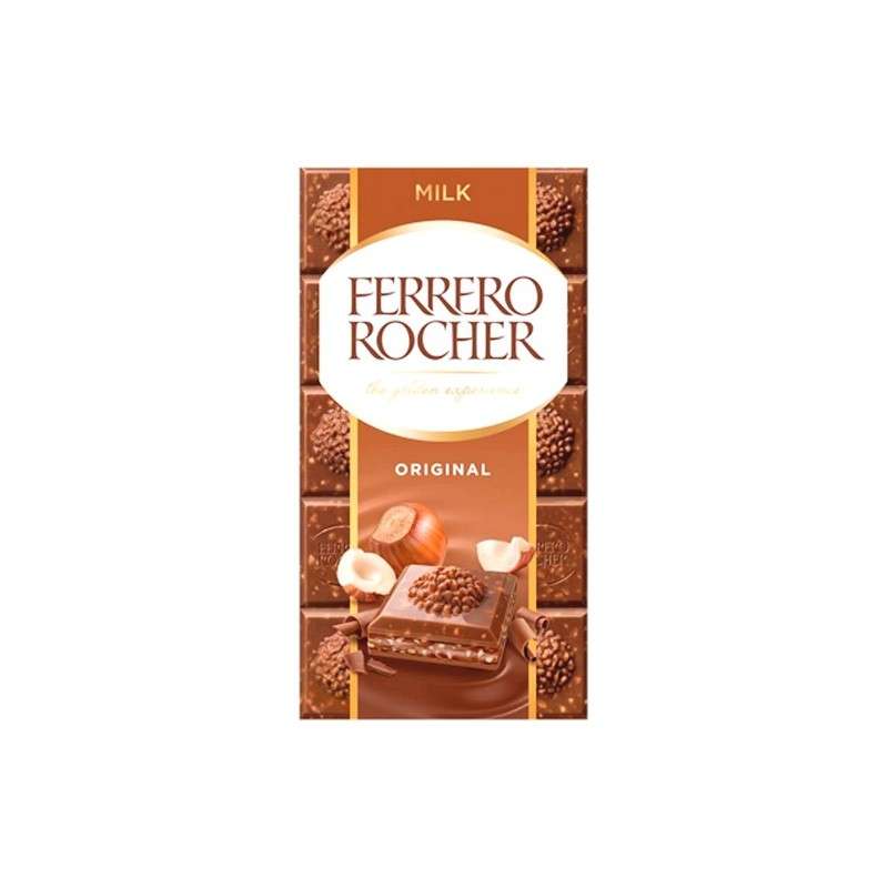 Ferrero Rocher Milk Original Slab 90g