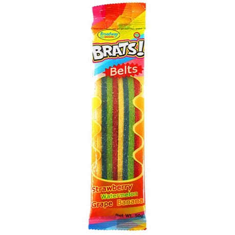 Brats Belts 50g - 3 Packs of Brats
