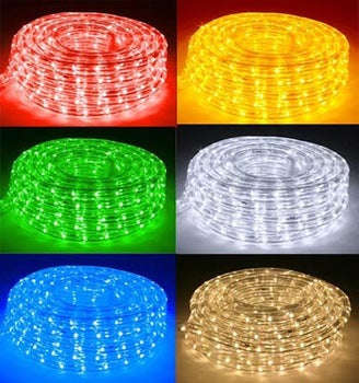 220v rope light led per 100m roll any colour