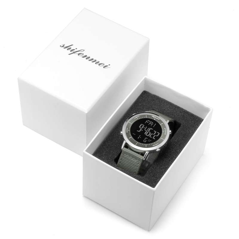 Digital Watches Unisex, shifenmei Multifunction Cool Chronograph Alarm Stopwatch Calendar Watches...