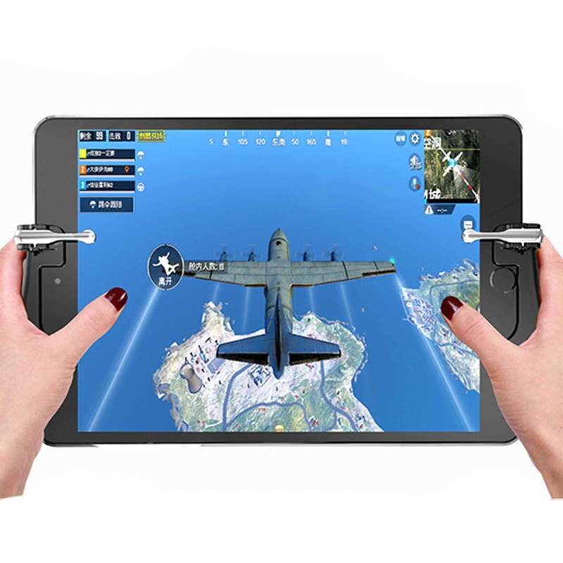 CE RONSHIN H2 Gamepad PUBG Mobile Trigger Shooter Controller Joystick for iPad Android iOS