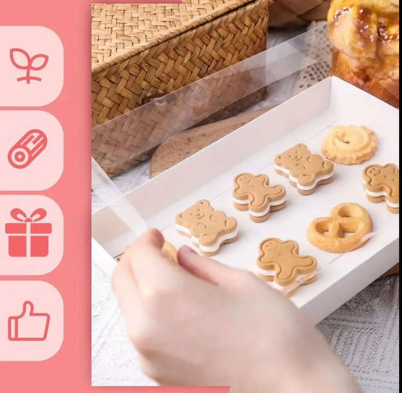 White Cookie Boxes(10)