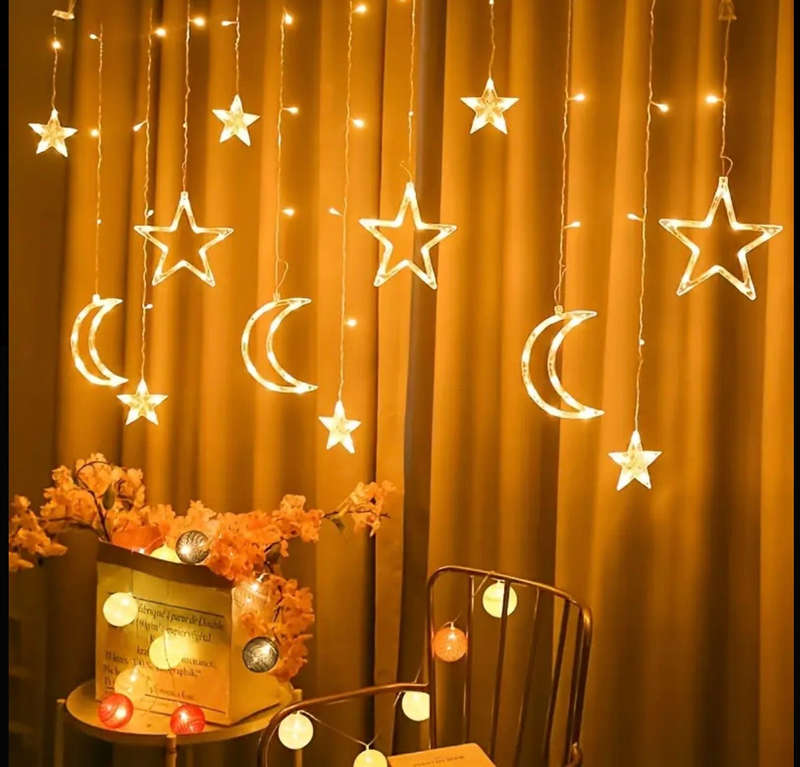 Moon & star Fairy Lights - USB