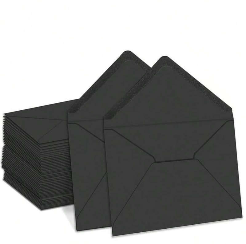 Black envelopes - A7 (50)