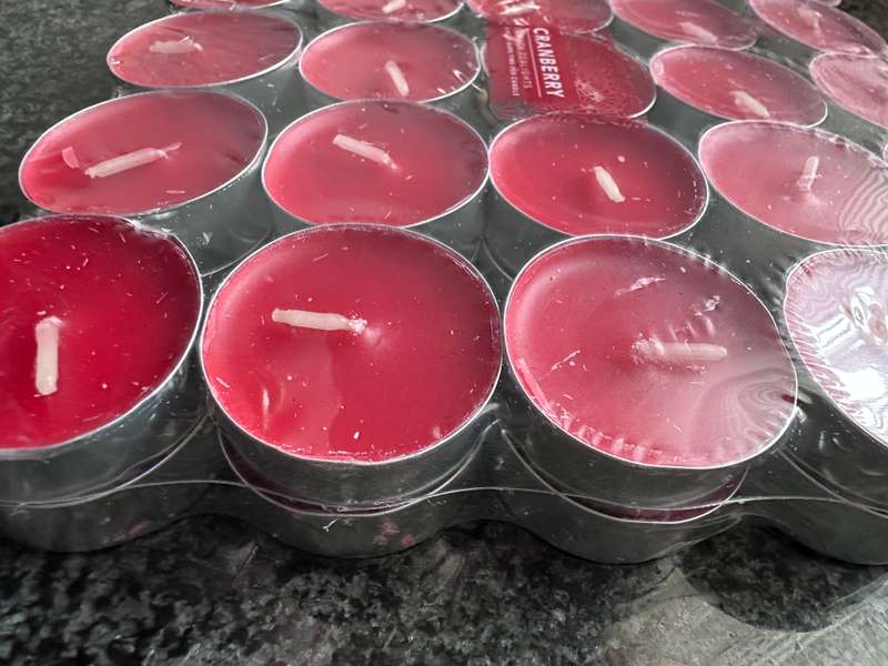 Cranberry Scented Tea Candles(50)