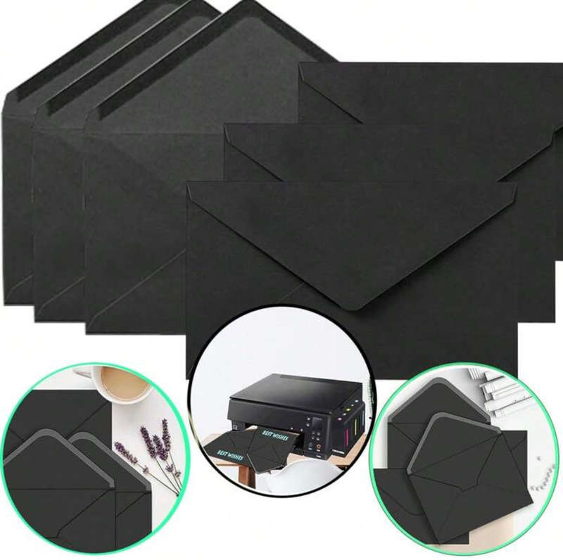 Black envelopes - A7 (50)