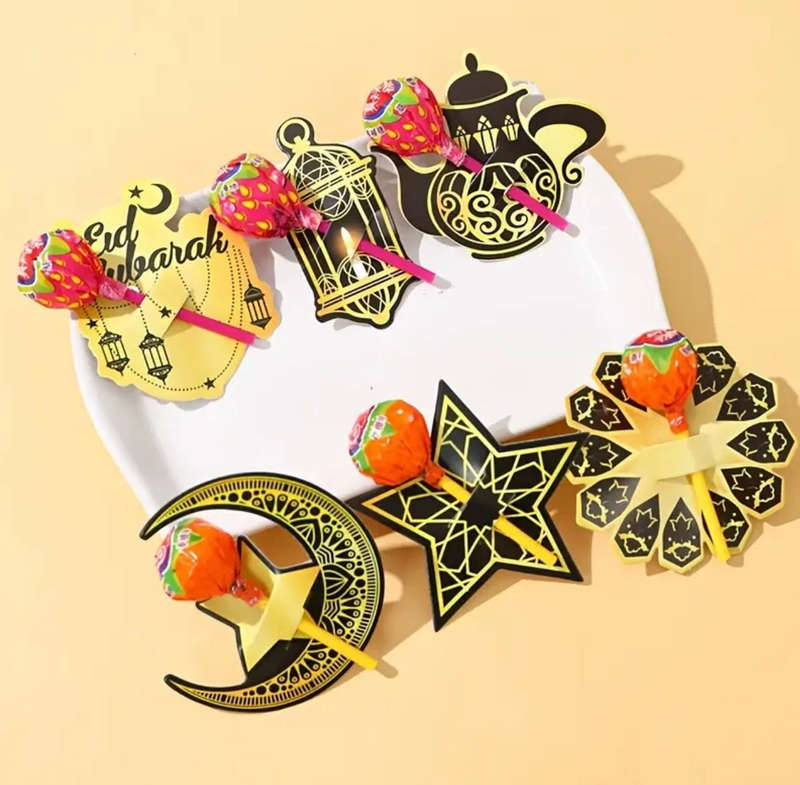 Lollipop Decor Cards (6)
