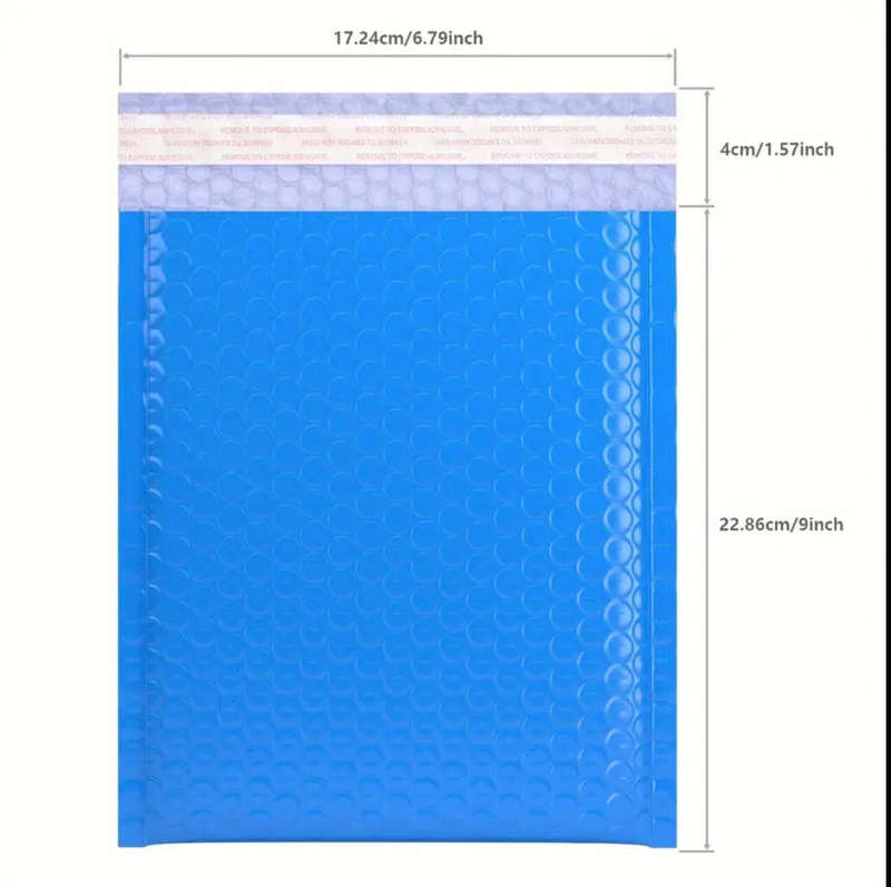 Bubble Wrap Envelopes- Sea Blue(50)