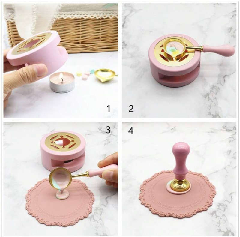Seal Wax Melting Furnace Stove & Spoon Colours