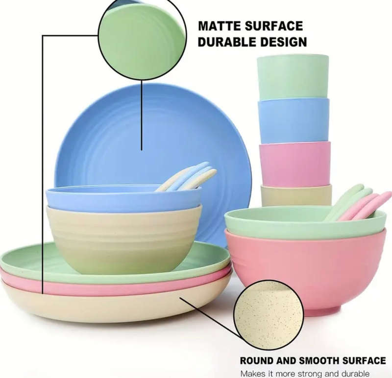 Plastic Kids Dinner Set