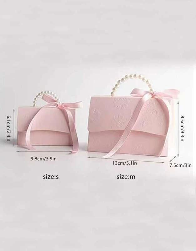 Handbag Box with Pearl handle (2)