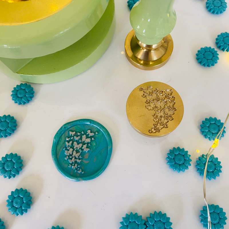 Butterflys fluttering Wax Seal Stamp