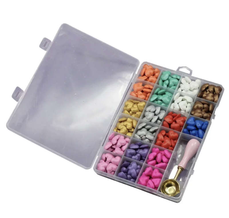 Heart Wax Beads Set