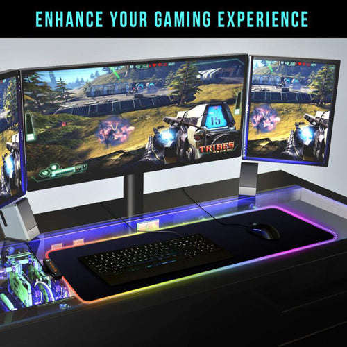 Ntech RGB LED Colour Changing XL Gaming Mouse Pad