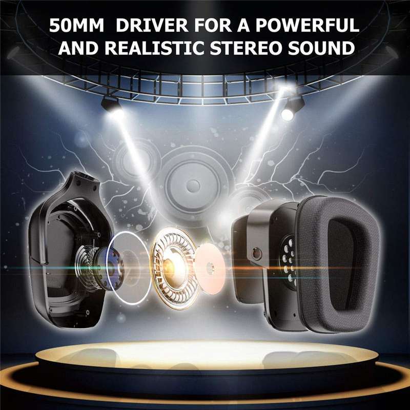 Onikuma K20 Gaming Headset Over-Ear Headphones With Microphone - Black - CAMO GREY