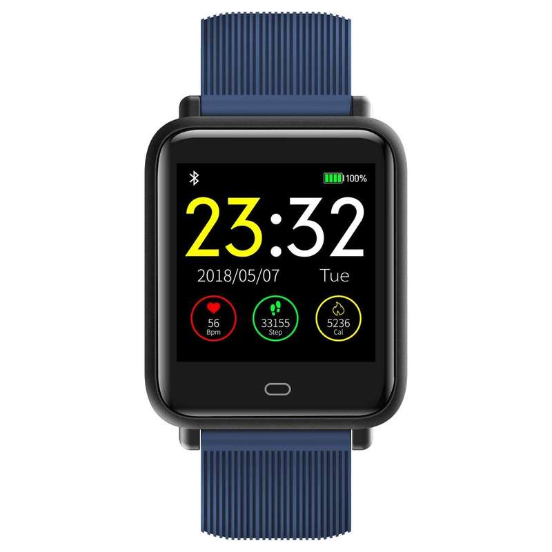 Q9 Bluetooth Smart Watch with Heartrate Monitor - Black