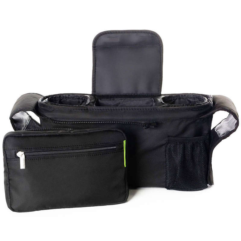JuniorFX Baby Stroller Black Organiser Bag
