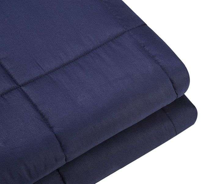 Somnia Luxury Queen Size Bed 9kg Gravity Weighted Blanket - Navy