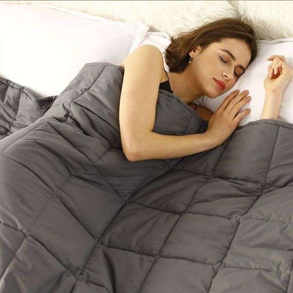Somnia Luxury Full Size Bed 7kg Gravity Weighted Blanket - Grey