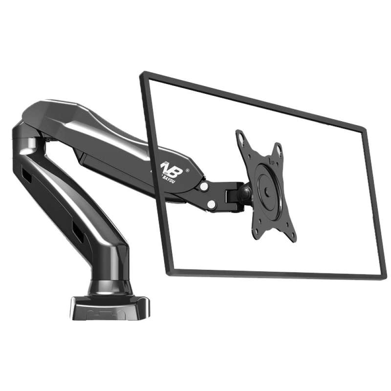NB North Bayou Single Arm Adjustable Monitor Desk Mount Stand - single