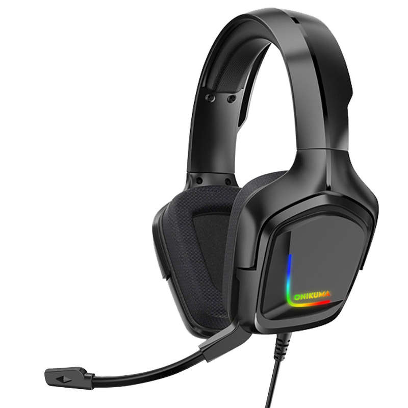 Onikuma K20 Gaming Headset Over-Ear Headphones With Microphone - Black - CAMO GREY